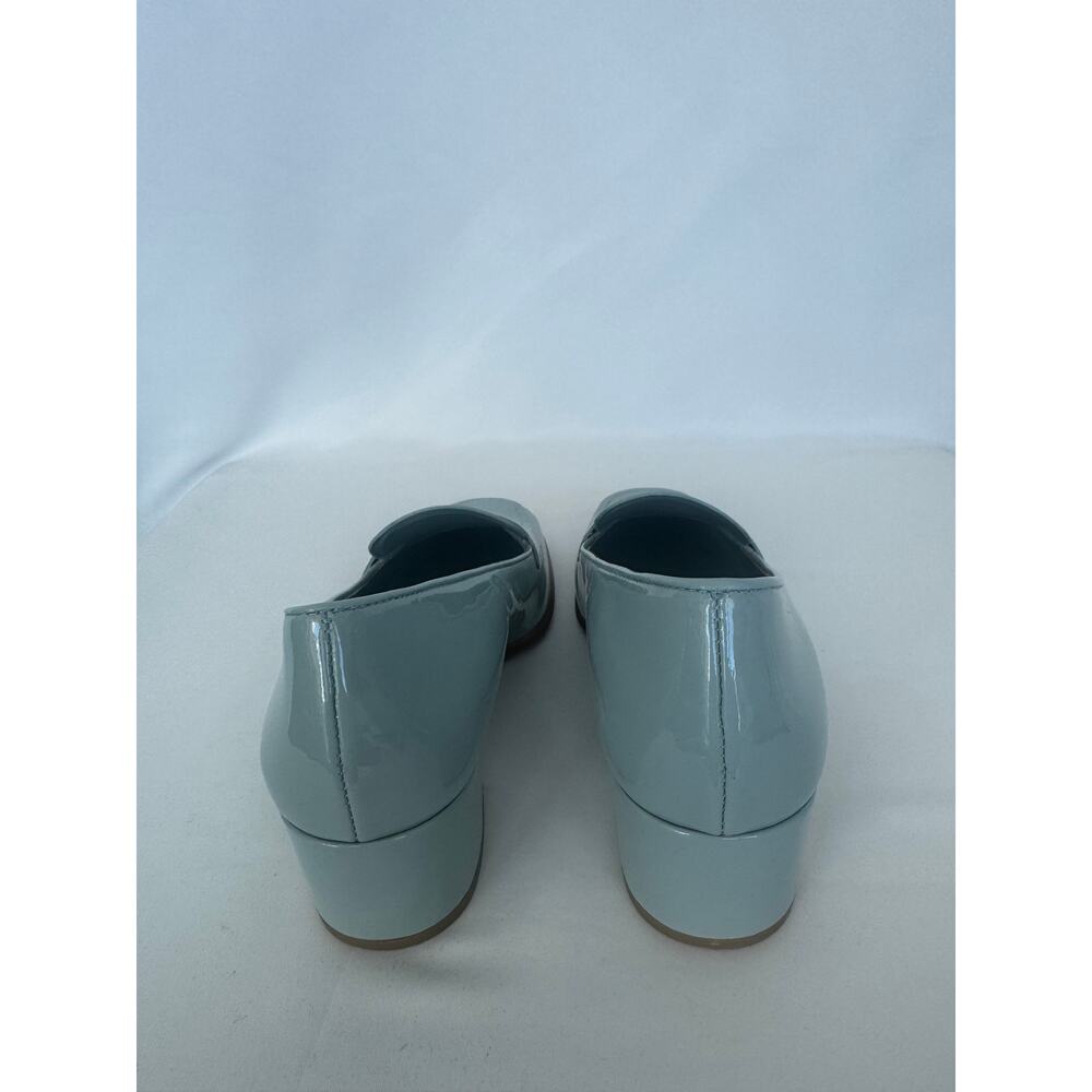 Frances Valentine Twiggy Light Blue Patent Loafer 8.5 - Picture 8 of 10